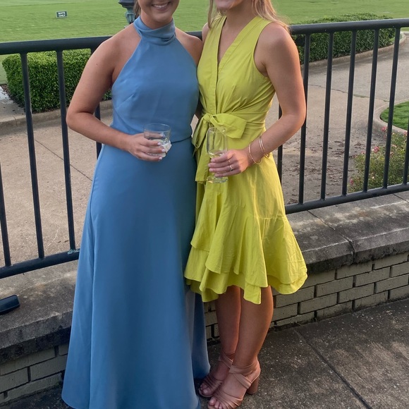 Natori Cotton Poplin Green Sleeveless Dress - Picture 5 of 5